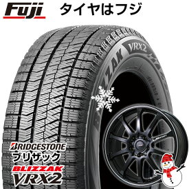 【新品国産5穴114.3車】 スタッドレスタイヤ ホイール4本セット 225/45R18 ブリヂストン ブリザック VRX2 レアマイスター LMスポーツLM-10R(ブラック/ラインポリッシュ) 18インチ(送料無料)