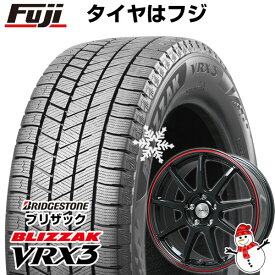 【新品国産5穴114.3車】 スタッドレスタイヤ ホイール4本セット 235/45R18 ブリヂストン ブリザック VRX3 レアマイスター LMスポーツLM-QR グロスブラック/レッドライン 18インチ(送料無料)