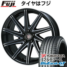 【新品国産5穴100車】 夏タイヤ ホイール4本セット 245/45R19 ヨコハマ ブルーアース GT AE51 クリムソン クラブリネア ロッシ FF 19インチ(送料無料)