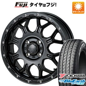 【新品 軽自動車】 夏タイヤ ホイール4本セット 165/55R14 ヨコハマ ブルーアース AE-01 モンツァ HI-BLOCK ジェラード 14インチ(送料無料)