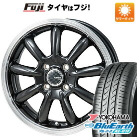 【新品 軽自動車】ソリオ ハスラー 夏タイヤ ホイール4本セット 165/70R14 ヨコハマ ブルーアース AE-01F モンツァ JPスタイル バーニー 14インチ(送料無料)