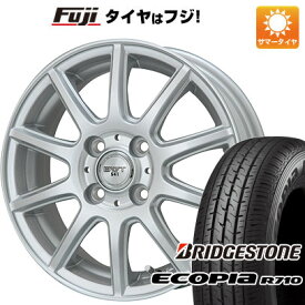 6/5限定!エントリーでポイント最大44倍! 【新品 軽自動車】軽トラ 軽バン 夏タイヤ ホイール4本セット 145/80R12 80/78N ブリヂストン エコピア R710(限定) ビッグウエイ BWT 541 12インチ(送料無料)