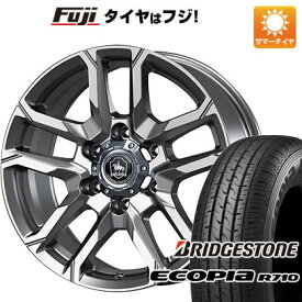 【新品】キャラバン 夏タイヤ ホイール4本セット 195/80R15 107/105N ブリヂストン エコピア R710 コーセイ ベアロック バイソン 15インチ(送料無料)