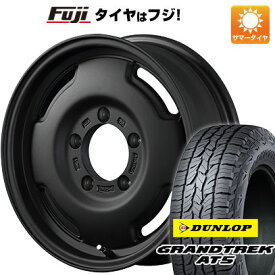 【新品】ジムニーシエラ/ジムニーノマド 夏タイヤ ホイール4本セット 195/80R15 ダンロップ グラントレック AT5 アピオ ワイルドボア SR 15インチ(送料無料) サマータイヤ