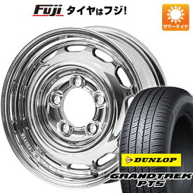 【新品】ジムニー 夏タイヤ ホイール4本セット 175/80R16 ダンロップ グラントレック PT5 アピオ ワイルドボア ベンチュラ 16インチ(送料無料) サマータイヤ