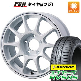 【新品国産5穴100車】 夏タイヤ ホイール4本セット 195/65R15 ダンロップ エナセーブ RV505 ウェッズ ウェッズスポーツ TC-105X グラベル 15インチ(送料無料)