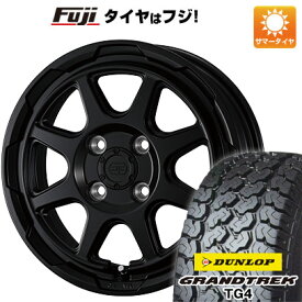 【新品 軽自動車】軽トラ 軽バン 夏タイヤ ホイール4本セット 145/80R12 80/78N ダンロップ グラントレック TG4 ウェッズ ウェッズアドベンチャー スタットベルク 12インチ(送料無料)