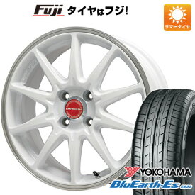 【新品国産4穴100車】 夏タイヤ ホイール4本セット 205/45R16 ヨコハマ ブルーアース ES32 レアマイスター LMスポーツRS10(ホワイト/リムポリッシュ) 16インチ(送料無料)