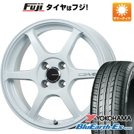 【新品 軽自動車】 夏タイヤ ホイール4本セット 165/50R16 ヨコハマ ブルーアース ES32 レアマイスター CS-V6(ホワイト) 16インチ(送料無料)