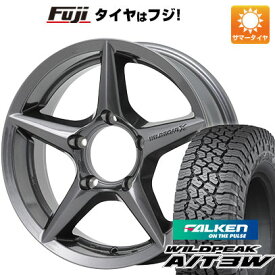 【新品】ジムニー 夏タイヤ ホイール4本セット 175/80R16 ファルケン ワイルドピーク A/T3W アピオ ワイルドボア X2 16インチ(送料無料) サマータイヤ