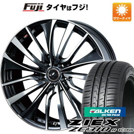 【新品国産5穴114.3車】 夏タイヤ ホイール4本セット 215/45R18 ファルケン ジークス ZE310R エコラン（限定） ウェッズ レオニス VT 18インチ(送料無料)