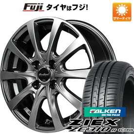 【新品国産4穴100車】 夏タイヤ ホイール4本セット 195/65R15 ファルケン ジークス ZE310R エコラン(限定) MID ユーロスピード F10 15インチ(送料無料)