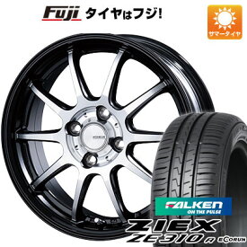 【新品国産4穴100車】 夏タイヤ ホイール4本セット 185/60R15 ファルケン ジークス ZE310R エコラン(限定) インターミラノ インフィニティ F10 15インチ(送料無料)