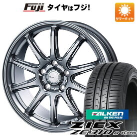 【新品】フリード 5穴/114 夏タイヤ ホイール4本セット 185/65R15 ファルケン ジークス ZE310R エコラン(限定) インターミラノ AZ-SPORTS RC-10 ダークシルバー 15インチ(送料無料)