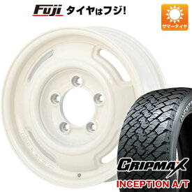 【新品】ジムニーシエラ/ジムニーノマド用 夏タイヤ ホイール4本セット 215/75R15 グリップマックス インセプション A/T RWL(限定) アピオ ワイルドボア SR+ 15インチ(送料無料) サマータイヤ