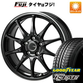 【新品国産5穴114.3車】 夏タイヤ ホイール4本セット 225/45R18 グッドイヤー イーグル エルエス エグゼ(限定) モンツァ JPスタイル R10 18インチ(送料無料)