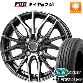 【エントリー&タイヤ交換チケット同時購入でP10倍! 4/27 09:59まで】 【新品 軽自動車】N-BOX タント スペーシア 夏タイヤ ホイール4本セット 155/65R14 ミレバー ハーモニック MP270(限定) ホットスタッフ プレシャス アストM4 14インチ(送料無料)