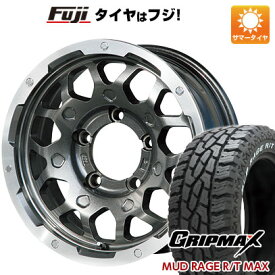 【新品】ジムニーシエラ/ジムニーノマド 夏タイヤ ホイール4本セット 215/70R16 グリップマックス マッドレイジR/T MAX RWL(限定) レアマイスター LMG MS-9W ガンメタリムポリッシュ 5.5J 16インチ(送料無料)
