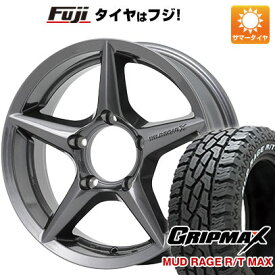 【新品】ジムニーシエラ/ジムニーノマド 夏タイヤ ホイール4本セット 215/70R16 グリップマックス マッドレイジR/T MAX RWL(限定) アピオ ワイルドボア X2 16インチ(送料無料) サマータイヤ