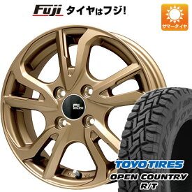 【新品国産4穴100車】 夏タイヤ ホイール4本セット 175/60R16 トーヨー オープンカントリー R/T RBL ブランドルライン レツィオ ブロンズ 16インチ(送料無料)