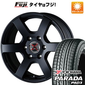 【新品】ハイエース200系 夏タイヤ ホイール4本セット 215/60R17 ヨコハマ PARADA PA03 ホワイトレター 109/107S アルジェノン フェニーチェ クロスXC6 17インチ(送料無料)