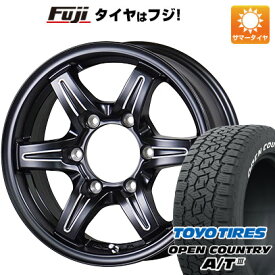 【新品】ハイエース200系 夏タイヤ ホイール4本セット 215/65R16 109/107R トーヨー オープンカントリー A/T III RWL/RBL TWS グランヴァード NEO ブラックカット 16インチ(送料無料)