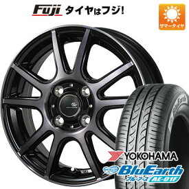 【新品国産4穴100車】 夏タイヤ ホイール4本セット 185/60R15 ヨコハマ ブルーアース AE-01F トピー セレブロ PFX 15インチ(送料無料)