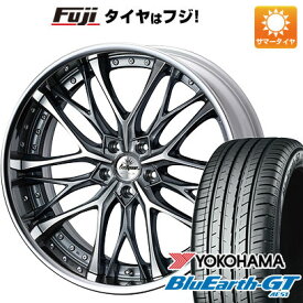 【新品国産5穴114.3車】 夏タイヤ ホイール4本セット 245/45R19 ヨコハマ ブルーアース GT AE51 ウェッズ クレンツェ ウィーバル 19インチ(送料無料)