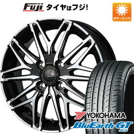 【新品国産4穴100車】 夏タイヤ ホイール4本セット 195/55R15 ヨコハマ ブルーアース GT AE51 トピー セレブロ WA45 15インチ(送料無料)