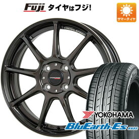 【新品国産車用5穴114.3】 夏タイヤ ホイール4本セット 215/60R17 ヨコハマ ブルーアース ES32 ホットスタッフ クロススピード ハイパーエディションRS9 7J 17インチ(送料無料)