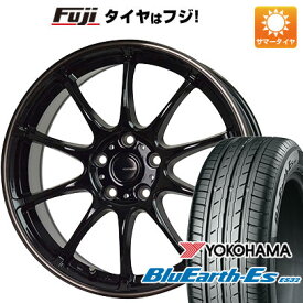 【新品国産車用5穴114.3】 夏タイヤ ホイール4本セット 215/55R17 ヨコハマ ブルーアース ES32 ホットスタッフ ジースピード P-07 7J 17インチ(送料無料)