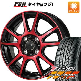 【新品 軽自動車】N-BOX タント スペーシア 夏タイヤ ホイール4本セット 165/55R15 ヨコハマ ジオランダー A/T G015 RBL トピー セレブロ PFX 15インチ(送料無料)