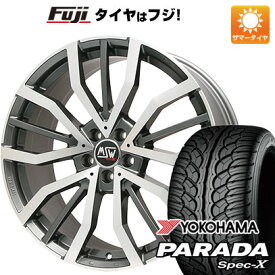 【新品】輸入車用 ベンツGLA（H247）/GLB（X247） 夏タイヤ ホイール4本セット 235/55R18 ヨコハマ PARADA Spec-X MSW by OZ Racing MSW 49(グロスガンメタルポリッシュ) 18インチ(送料無料)