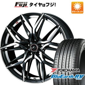 【パンク保証付き】【新品】シエンタ 2022- 夏タイヤ ホイール4本セット 185/65R15 ヨコハマ ブルーアース RV-03 WEDS ウェッズ レオニス LM 15インチ(送料無料) サマータイヤ