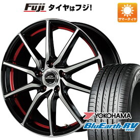 【パンク保証付き】【新品】シエンタ 2015-22 夏タイヤ ホイール4本セット 185/60R15 ヨコハマ ブルーアース RV-03 MID シュナイダー RX810 15インチ(送料無料)