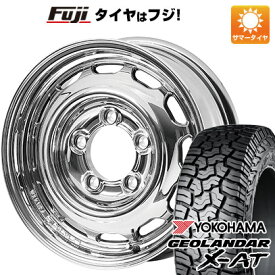 【新品】ジムニー 夏タイヤ ホイール4本セット 195R16C 104/102Q ヨコハマ ジオランダー X-AT G016 OWL アピオ ワイルドボア ベンチュラ 16インチ(送料無料) サマータイヤ