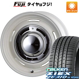 【新品国産4穴100車】 夏タイヤ ホイール4本セット 195/65R15 ファルケン ジークス ZE310R エコラン（限定） クリムソン ディーン クロスカントリー 15インチ(送料無料)