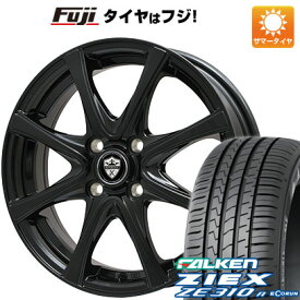 【新品国産5穴114.3車】 夏タイヤ ホイール4本セット 195/65R15 ファルケン ジークス ZE310R エコラン（限定） ブランドル KF25B 15インチ(送料無料)