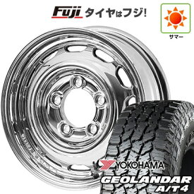 【新品】ジムニー 夏タイヤ ホイール4本セット 175/80R16 ヨコハマ ジオランダー A/T4 G018 WL/RBL アピオ ワイルドボア ベンチュラ 5.5J 16インチ(送料無料)
