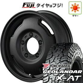 【新品】ジムニーシエラ/ジムニーノマド 夏タイヤ ホイール4本セット 225/70R16 ヨコハマ ジオランダー X-AT G016 WL アピオ ワイルドボア SR 6J 16インチ(送料無料)