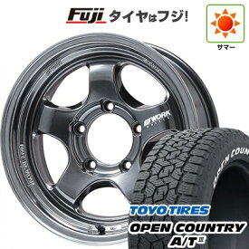 【新品】ジムニーシエラ/ジムニーノマド 夏タイヤ ホイール4本セット 215/70R16 トーヨー オープンカントリー A/T III RWL/RBL WORK ワーク マイスター S1 1P SUV フジオリジナルカラー 16インチ(送料無料)