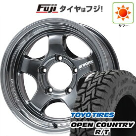 【新品】ジムニーシエラ/ジムニーノマド 夏タイヤ ホイール4本セット 215/70R16 トーヨー オープンカントリー R/T RBL WORK ワーク マイスター S1 1P SUV フジオリジナルカラー 16インチ(送料無料)