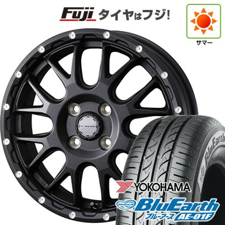 楽天市場】【新品国産車用4穴100】 夏タイヤ ホイール4本セット 165 