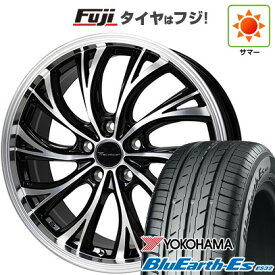 【新品国産車用5穴100】 夏タイヤ ホイール4本セット 215/40R18 ヨコハマ ブルーアース ES32 ホットスタッフ プレシャス HS-2 18インチ(送料無料)