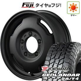 【新品】ジムニーシエラ/ジムニーノマド 夏タイヤ ホイール4本セット 215/75R15 ヨコハマ ジオランダー A/T4 G018 RBL アピオ ワイルドボア SR 15インチ(送料無料) サマータイヤ