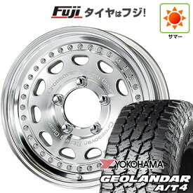 【新品】ジムニーシエラ/ジムニーノマド 夏タイヤ ホイール4本セット 215/75R15 ヨコハマ ジオランダー A/T4 G018 RBL WORK ワーク クラッグ ガルバトレ 15インチ(送料無料) サマータイヤ