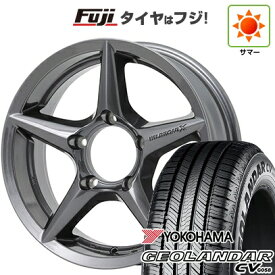 【新品】ジムニーシエラ/ジムニーノマド 夏タイヤ ホイール4本セット 215/65R16 ヨコハマ ジオランダー CV G058 アピオ ワイルドボア X2 6J 16インチ(送料無料)