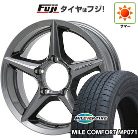 【新品】ジムニーシエラ/ジムニーノマド 夏タイヤ ホイール4本セット 215/65R16 ミレバー ミレコンフォート MP071(限定) アピオ ワイルドボア X2 6J 16インチ(送料無料)