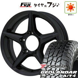 【新品】ジムニーシエラ/ジムニーノマド 夏タイヤ ホイール4本セット 215/65R16 ヨコハマ ジオランダー A/T4 G018 RBL アピオ ワイルドボア X2 6J 16インチ(送料無料)