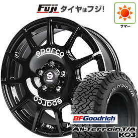 【新品国産車用5穴114.3】 夏タイヤ ホイール4本セット 225/70R16 BFグッドリッチ オールテレーンT/A KO3 RWL OZ SPARCO テラ 16インチ(送料無料)